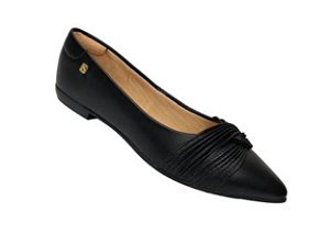 Sapatilha Santinelli 1266-616 Mestico Preto/ Canelado Preto