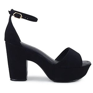 Sandália Anabela Bebecê T5118-153 palatino preto