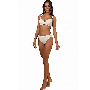 Bojo franzido Embelleze com alças largas