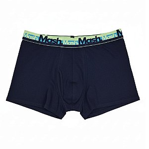 Cueca Mash 170 Boxer algodão Azul Marinho