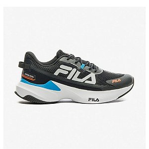 Tênis Fila Recovery - 11J728X- Preto/Azul/Laranja