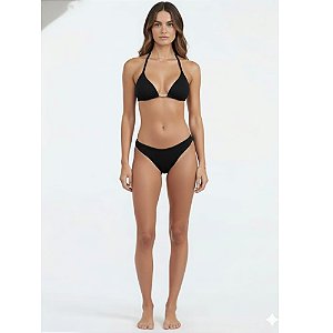 Cortininha liso embutido Embelleze com bojo removivél 40B.965800501 - Preto