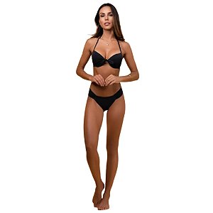 Bojo liso Embelleze com amarração nozinho e alças finas 40B.965000501 - Preto