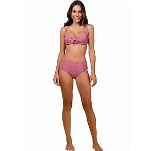 Busto canelado Embelleze com bojo e alças largas 40.522306802 - Fume