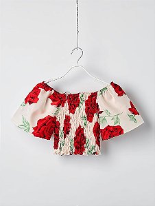 Blusa Feminina Estampada Ombro a Ombro