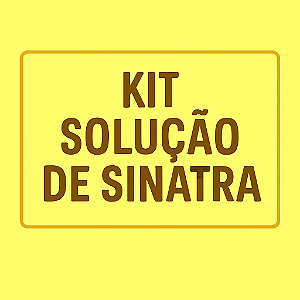 KIT SOLUÇÃO DE SINATRA