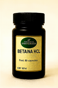 BETAINA HCL 60 Cáps