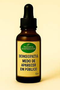 MEDO DE APARECER EM PÚBLICO