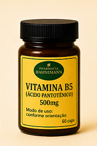 Vitamina B5 (Ácido Pantotênico) 60 caps