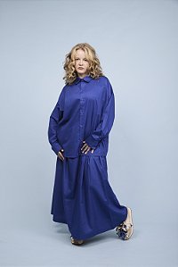 Saia Tâmara (Azul Royal)