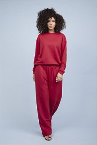 Calça de Moletom Ingá (Vermelho)