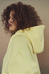 Blusa de Moletom Abrigo ( Manteiga )