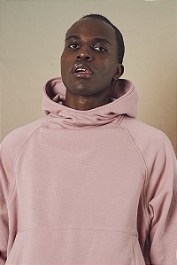 Blusa de Moletom Abrigo ( Rosa Velho )
