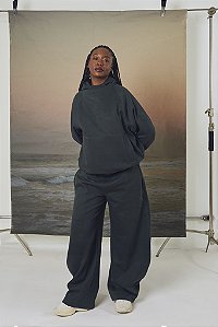 Calça de Moletom Abrigo ( Verde Escuro )