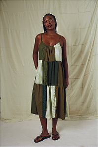 Vestido Junta Família Verde