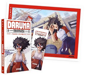 Daruma: Perseverança + Pôster + Marcador – Primeiro volume da série "Daruma", de Monge Han e vencedor do Troféu HQMix