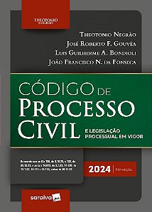 Código de Processo Civil e Legislação Processual Em Vigor - 55ª Edição 2024