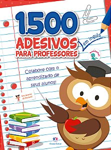1500 adesivos - Colabore com o aprendizado de seus alunos Inglês