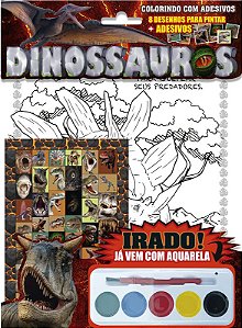 Dinossauros - Colorindo com adesivos