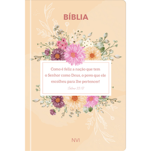 Bíblia Sagrada Feminina | Feliz é a Nação | Capa Dura | NVI: Muito prática e bonita - Com as palavras de Jesus em vermelho