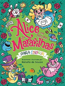 Alice no País das Maravilhas para colorir