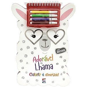 Colorir é Divertido! Adorável Lhama