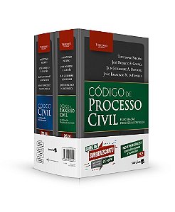 Combo Código Civil e Processo Civil - Legislação Processual Em Vigor - 16ª Edição 2024