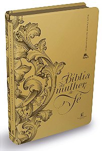 Bíblia da Mulher de Fé, NVI, Capa luxo dourada
