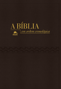 Bíblia NVI em ordem cronológica: Capa preta