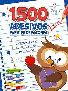 1500 adesivos - Contribua com o aprendizado de seus alunos Inglês