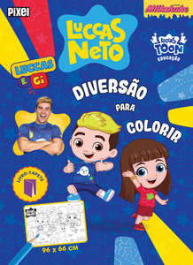 Luccas e Gi: Diversão para colorir!: Livro-tapete