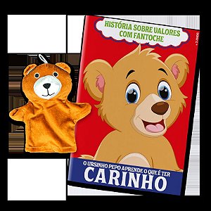 História sobre Valores com Fantoche – Urso