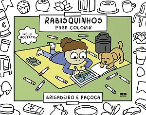 Rabisquinhos para colorir: Brigadeiro e Paçoca