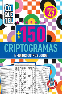 Livro Coquetel Mais de 150 Criptogramas 42 S/P