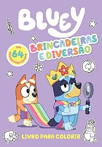 Bluey Livro para Colorir - Brincadeiras e Diversão