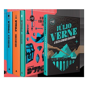 Kit Box Alexandre Dumas + A Volta ao Mundo em 80 dias