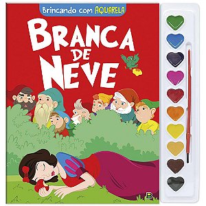 Brincando com Aquarela: Branca de Neve