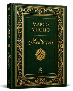 Meditações - Edição Especial de Luxo Almofadada com Bordas Douradas e Fitilho
