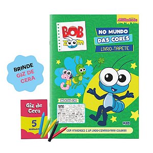 Livro-tapete Bob Zoom no mundo das cores: Com atividades e um lindo cenário para colorir!