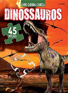 Dinossauros Livro de Quebra-Cabeça