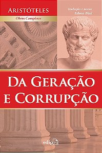 Da Geração e Corrupção - Aristóteles