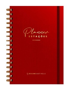 Planner estações by Viviane Martinello - Vermelho