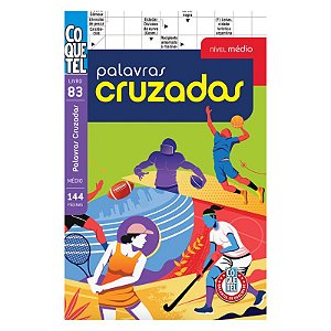 Livro Coquetel Palavras Cruzadas nível médio 86