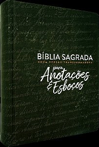 Bíblia NVT Journaling, Letra Regular, Com Espaço Para Anotação, Capa Dura Preta
