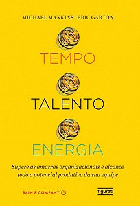 Tempo, talento, energia Supere as amarras organizacionais e alcance todo o potencial produtivo da sua equipe