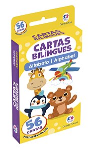 Flash Cards Cartas Bilíngues - Alfabeto - Alphabet