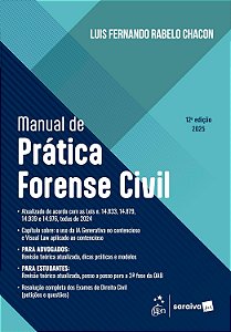 Manual de Prática Forense Civil 12ª Edição 2025