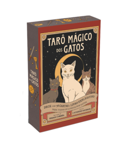 Tarô mágico dos gatos - caixa com livro + 78 cartas