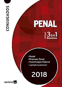 Penal - Códigos 3 em 1 Penal, Processo Penal e Constituição federal