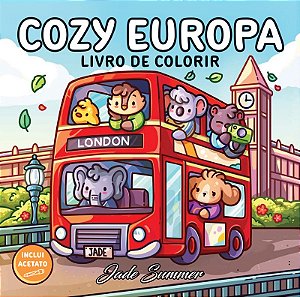 Cozy Europa – Livro de colorir